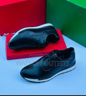 Men's Leather Shoes Versace Brand Total Quality