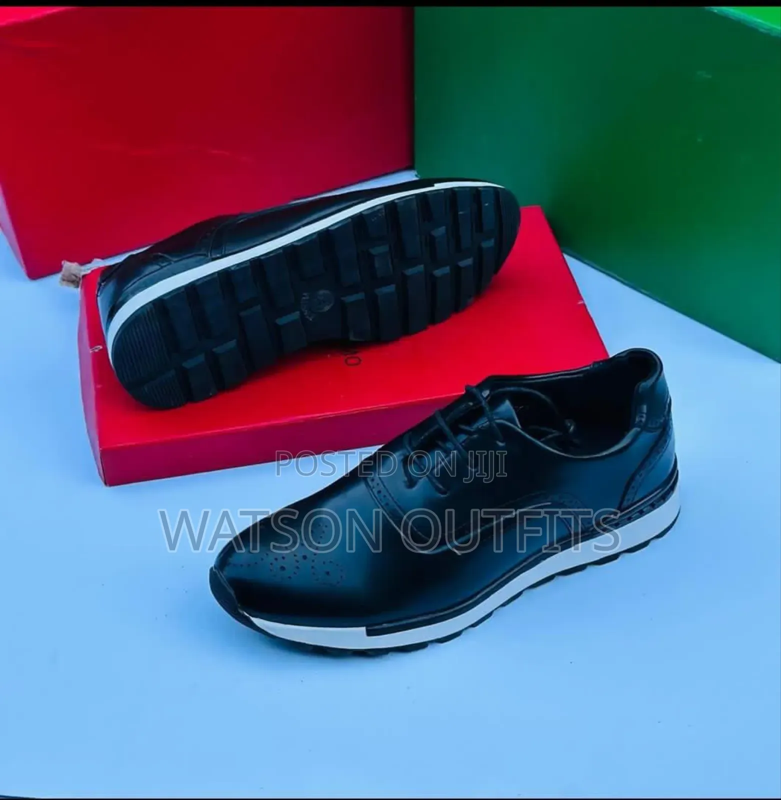 Men's Leather Shoes Versace Brand Total Quality