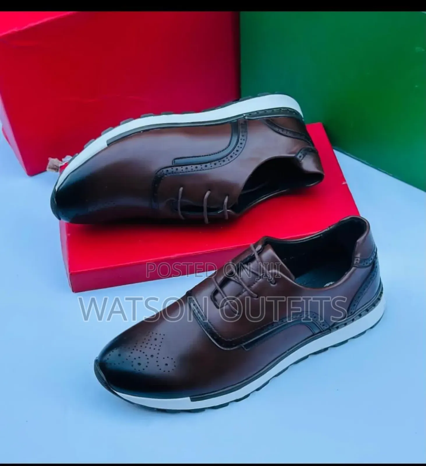 Men's Leather Shoes Versace Brand Total Quality