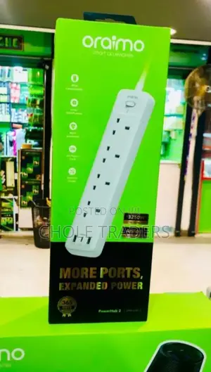 Oraimo 4-Way Extension Sockets With Usb Type C Ports (2metres Wired)