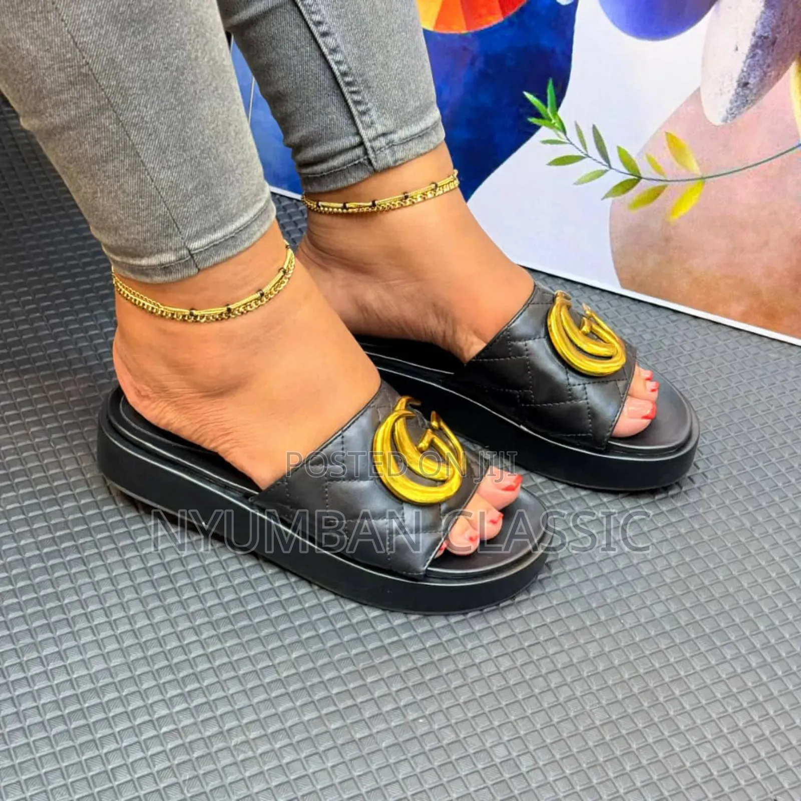 Ladies Gucci Slippers Shoes