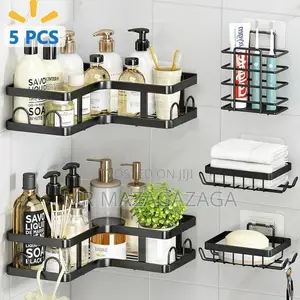 5-Pieces Corner Shower Caddy