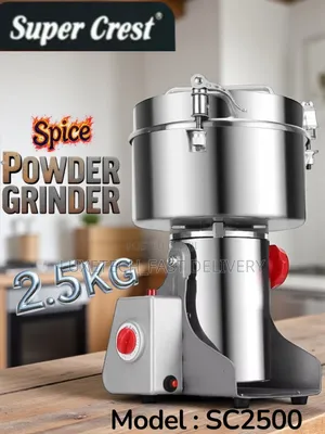 Super Crest Electric Grain And Spice Grinder 2.5kg