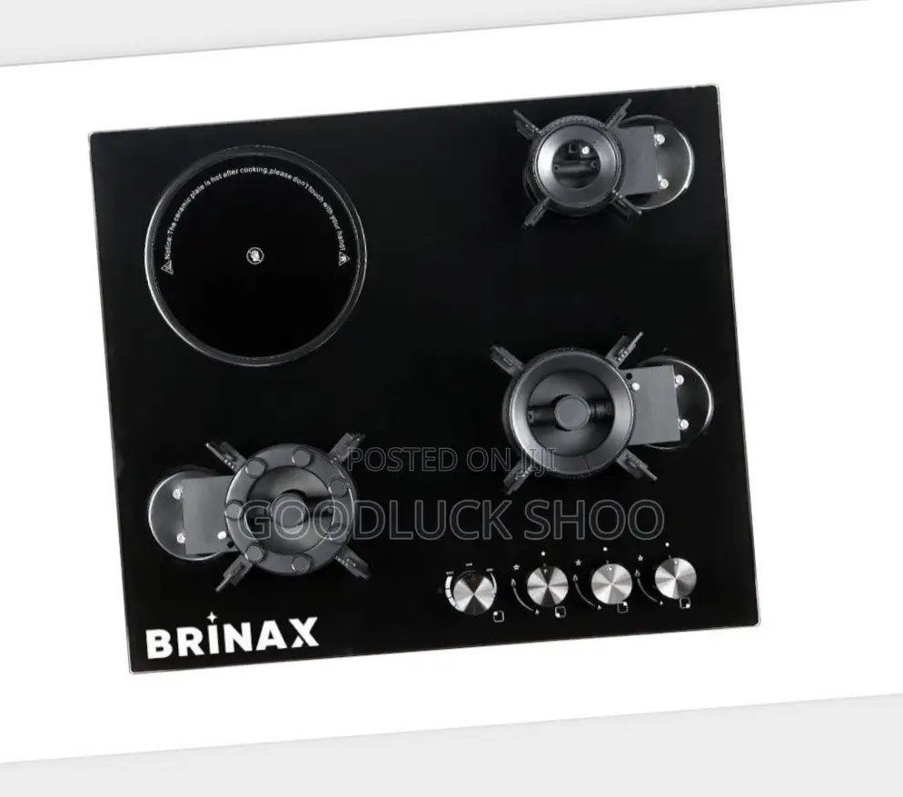 Brinax Deluxe Cooker Big Bx 2004 3 Gas Burners N 1 Electric Plate