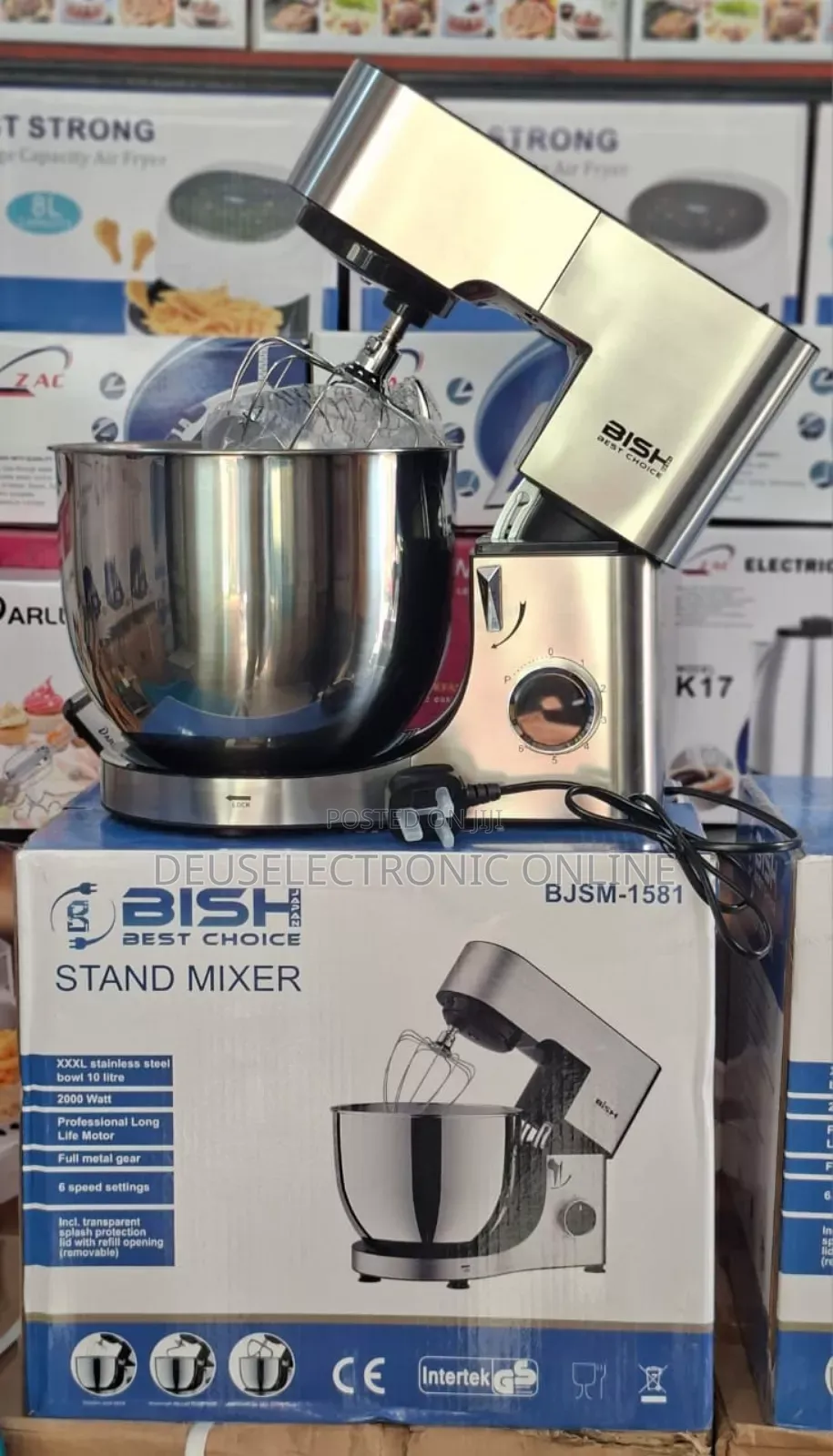 Electric Stand Mixer Bish Lt.10