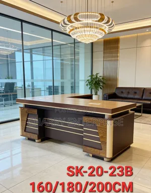 Manager Executive Table L-Shaped Design 180cm