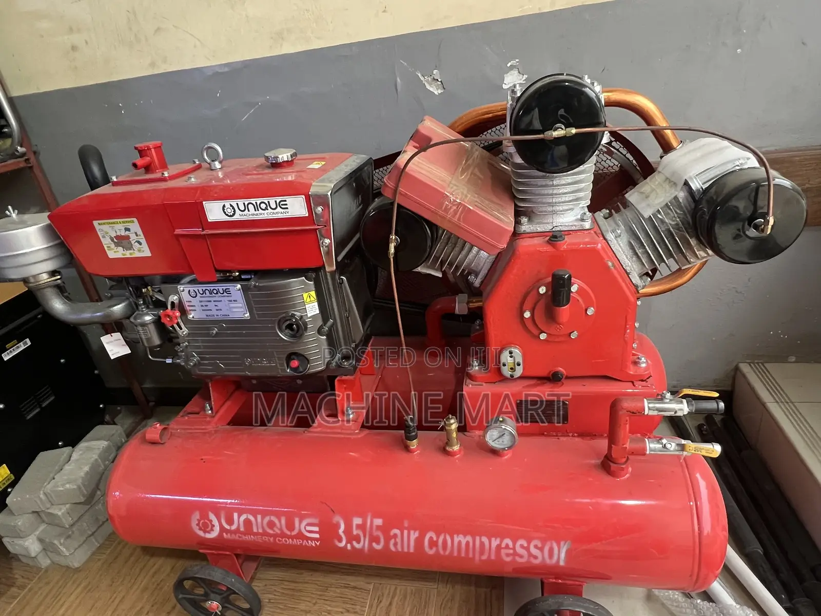 Double Tank Mining Air Compressor