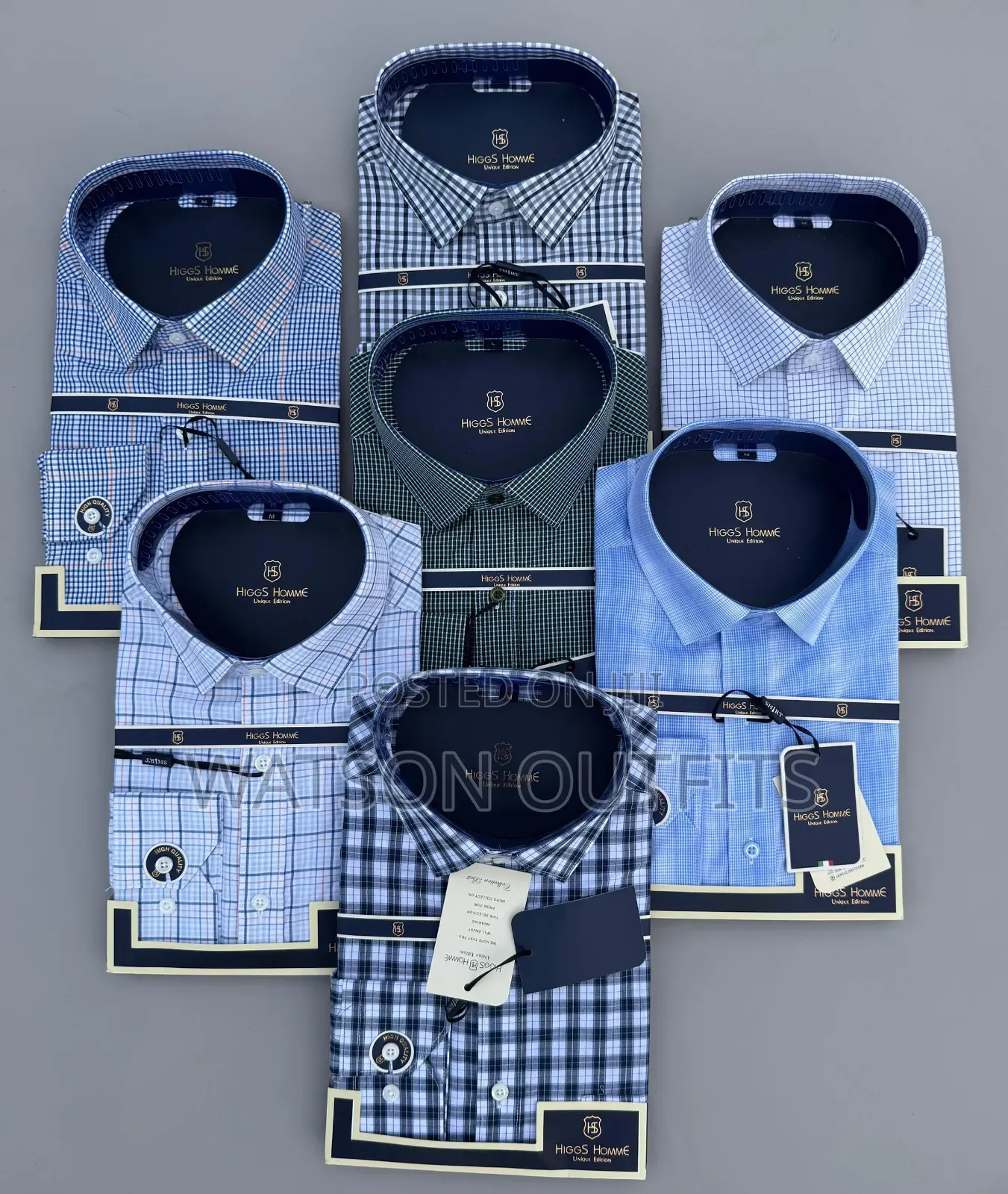 Men's New and Original Shirts Higgs Hommie Brand