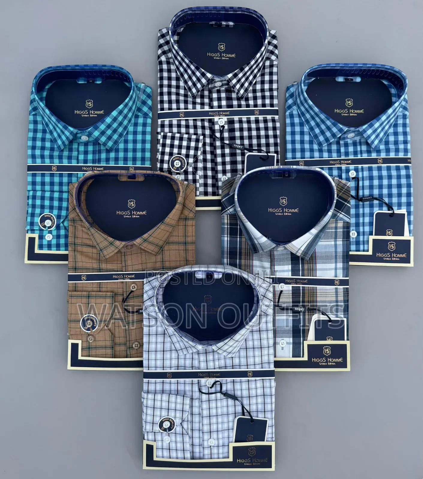 Men's New and Original Shirts Higgs Hommie Brand