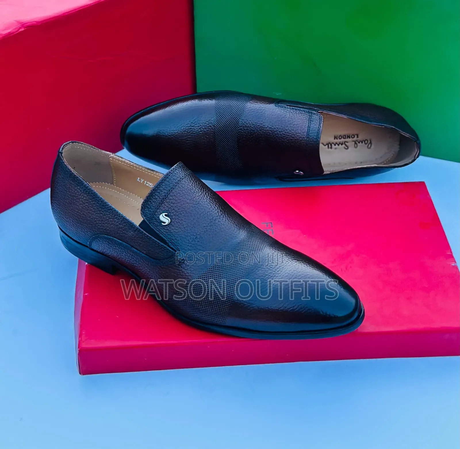 Paul Smith Brand Men's Leather Materials Shoes Very Classic