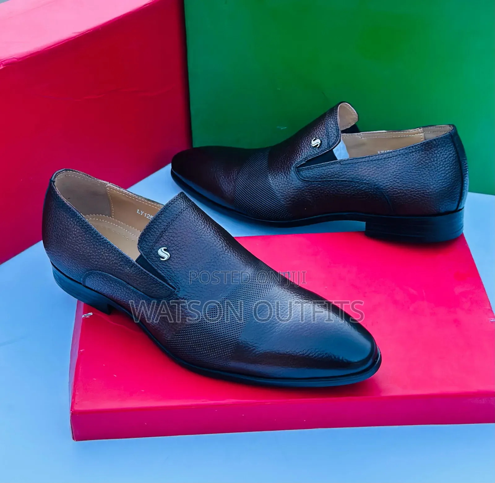 Paul Smith Brand Men's Leather Materials Shoes Very Classic