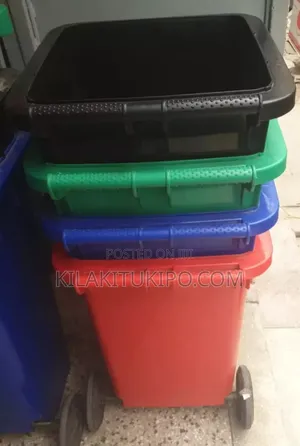 100l Waste Bins Heavy Duty With Tyres