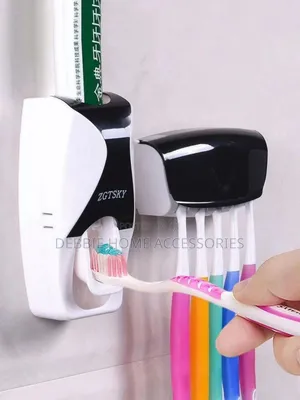 Wall-Mounted Zgtsky Automatic Toothpaste Dispenser Set