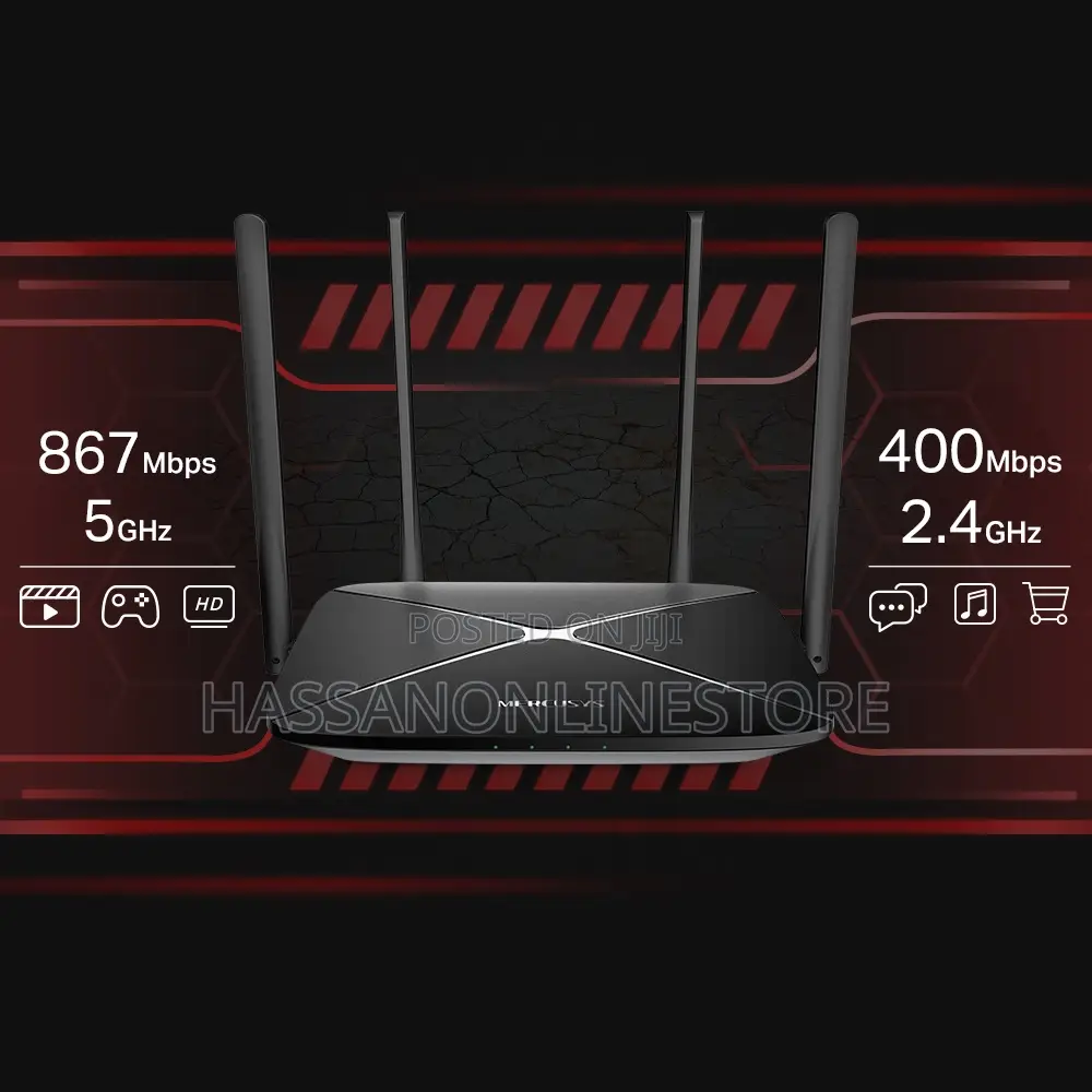 Mercusys Ac12g Ac1300 Wireless Dual Band Gigabit Router