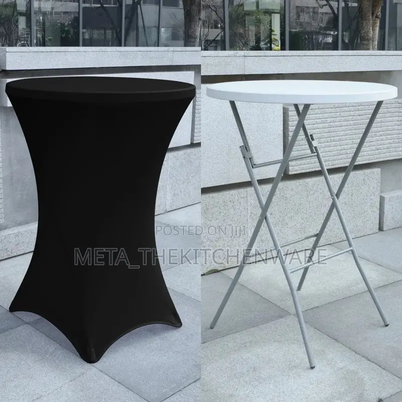 High Top Round Folding Cocktail Table