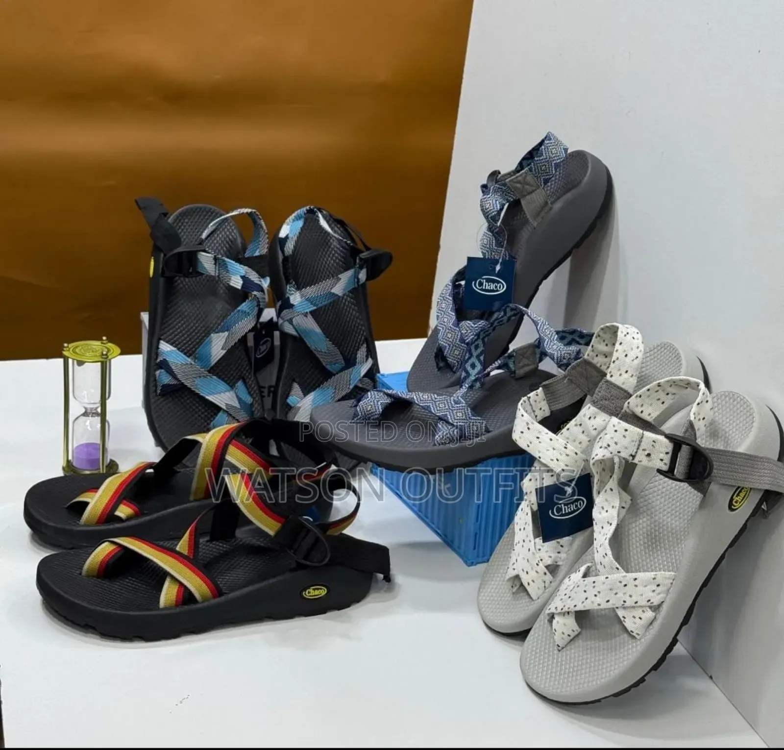 Men's Leather Sandals Chaco Brand New Very Classic and Stylish