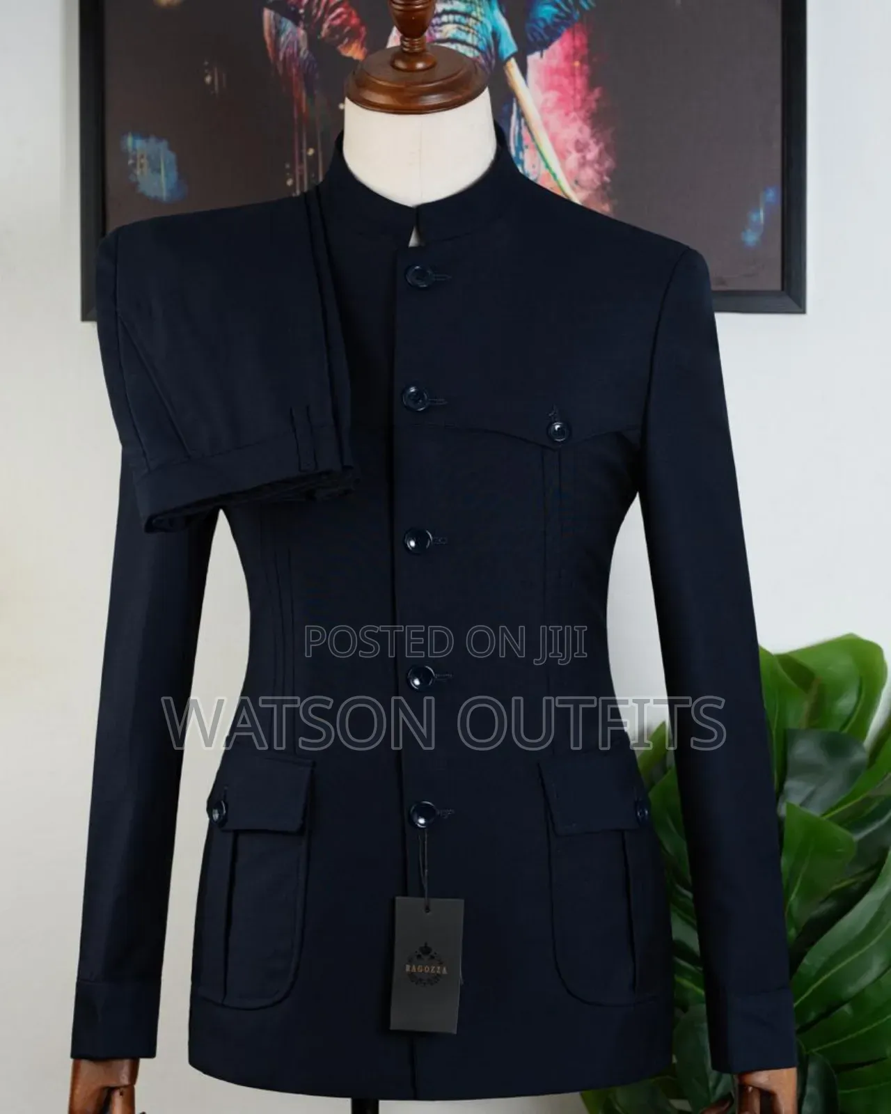 Men's New and Original Safari Suits Bagozza Milano Brand Top Class