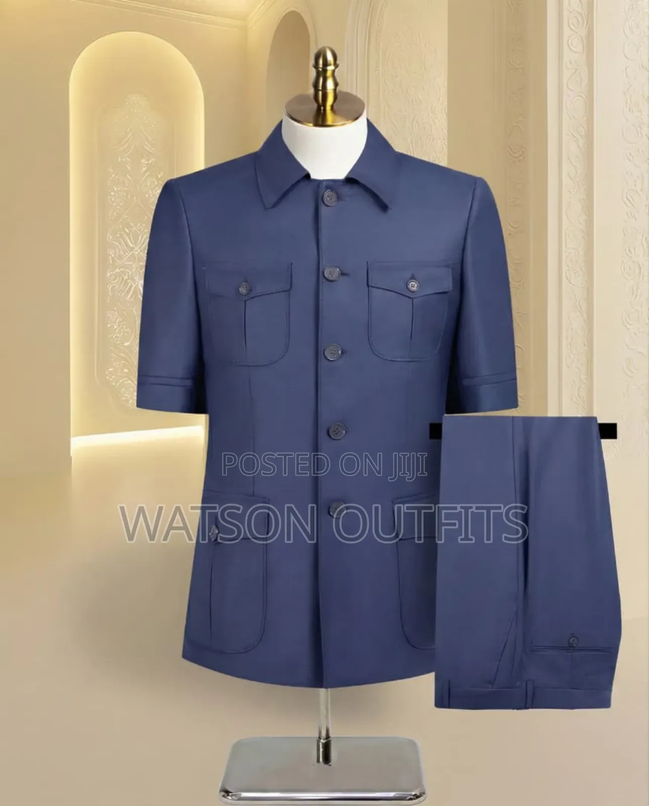 Men's New and Original Safari Suits Bagozza Milano Brand Top Class