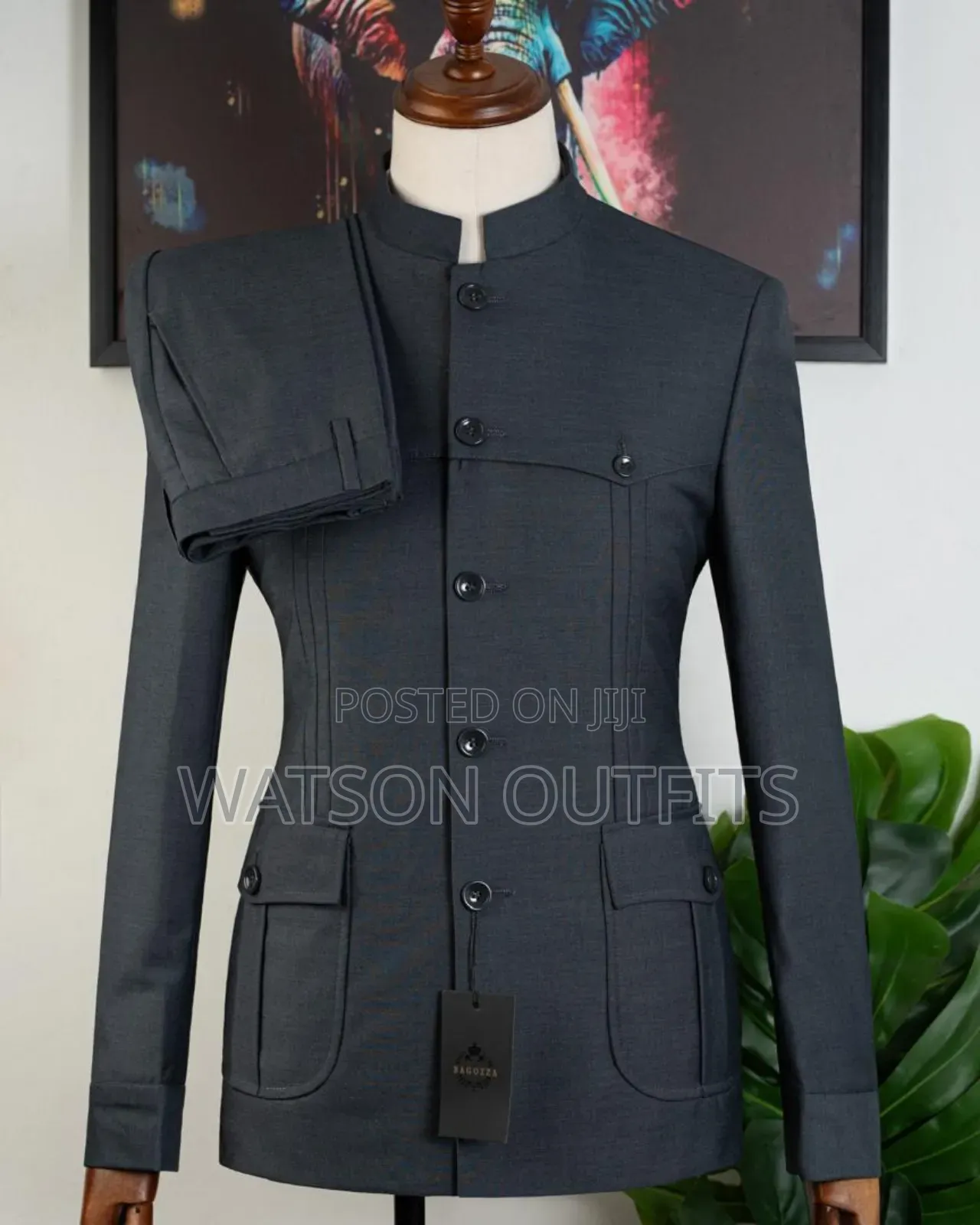 Men's New and Original Safari Suits Bagozza Milano Brand Top Class