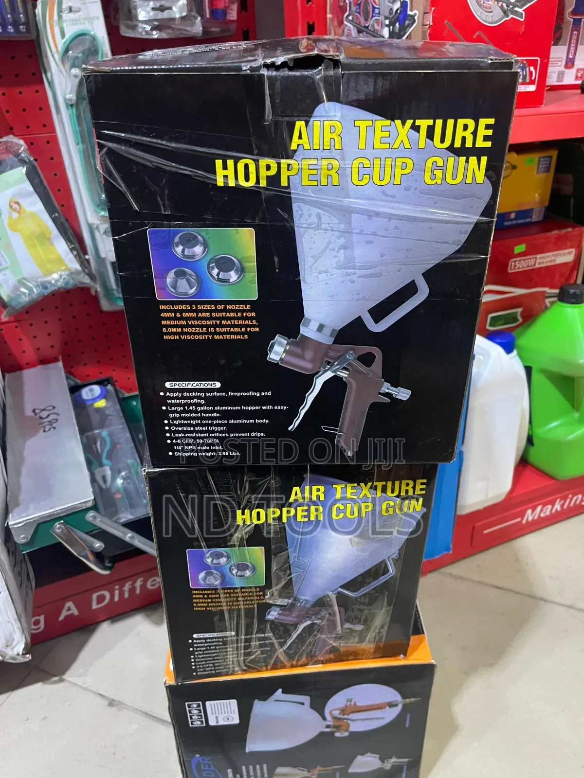 Air Texture Hopper Cup Gun /Spray Gun Texture Premium