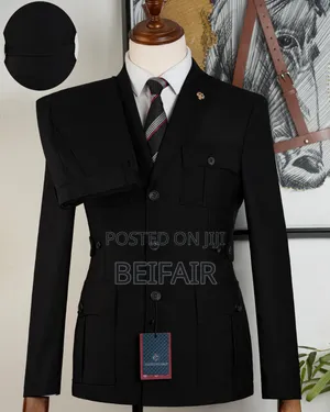 Black Suit | 4 Pockets
