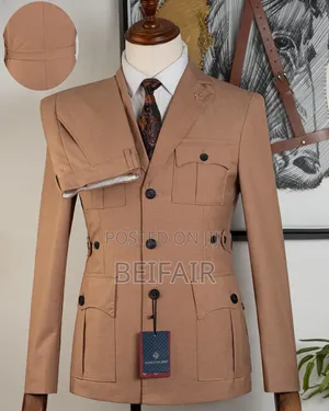 Khaki Suits | 4 Pockets