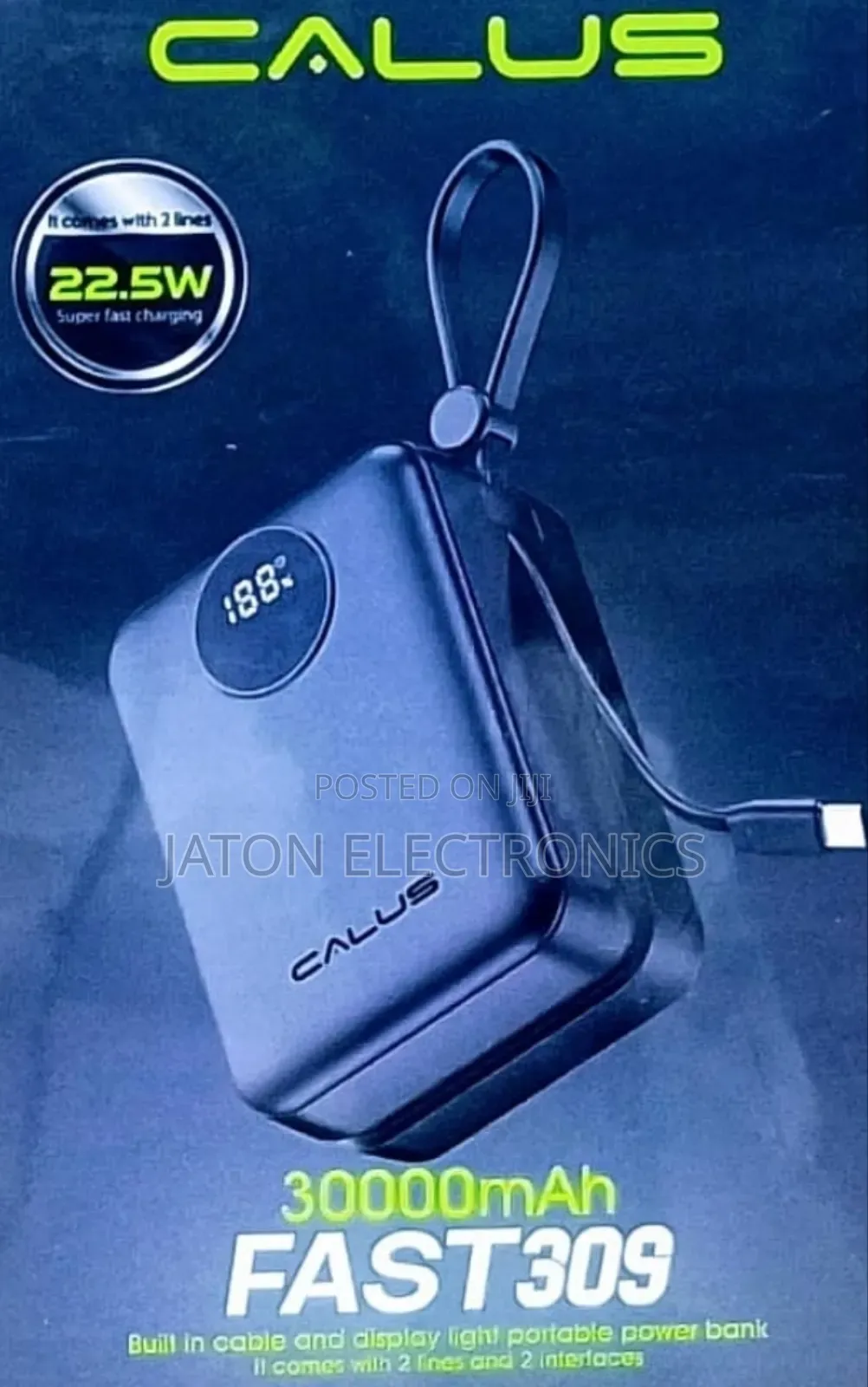 Calus Portable Power Bank 30000mah