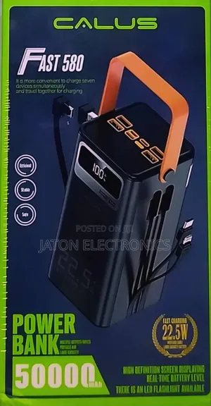 Calus Fast Power Bank 50000mah