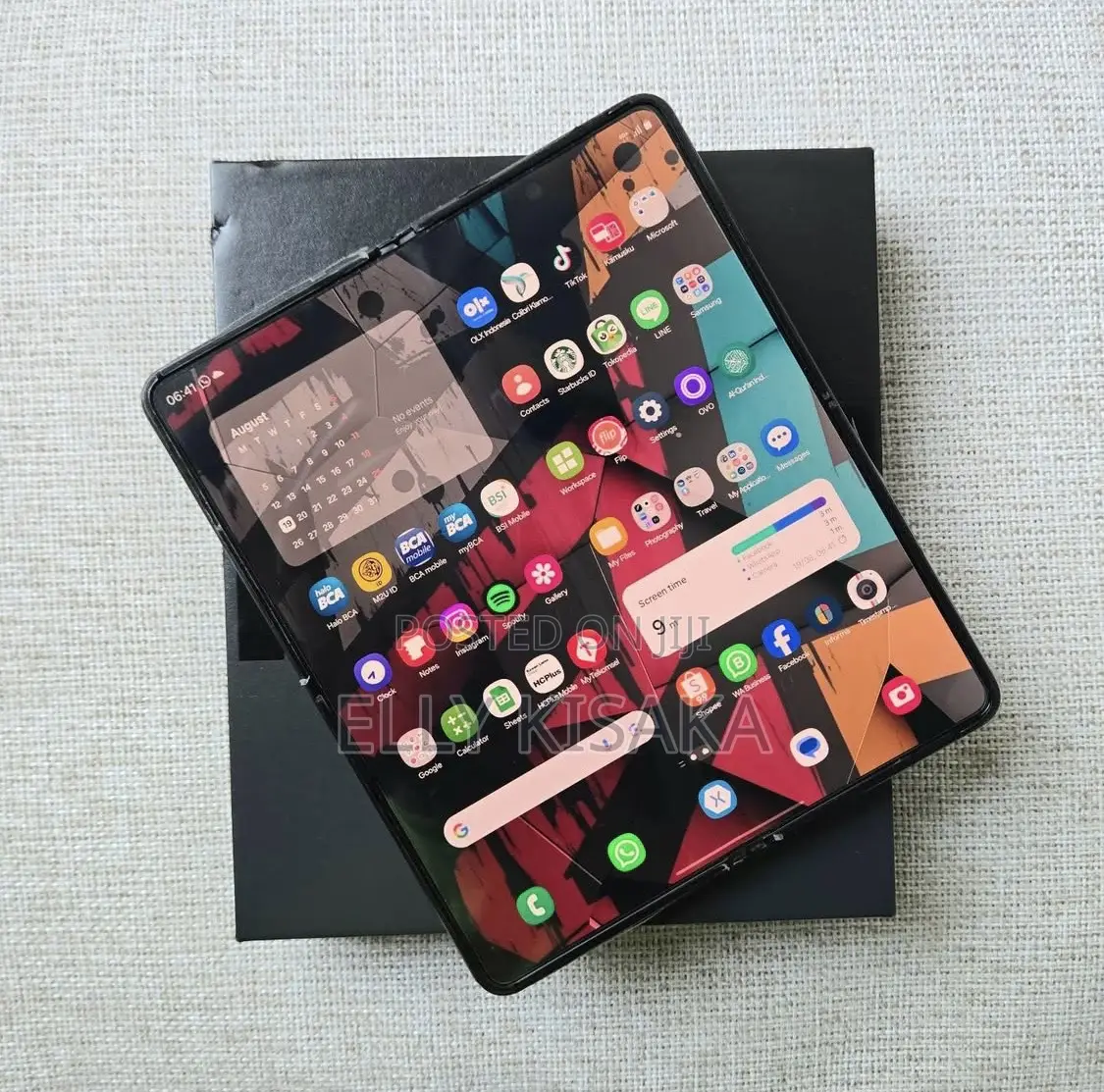 New Samsung Galaxy Z Fold4 256 GB Black