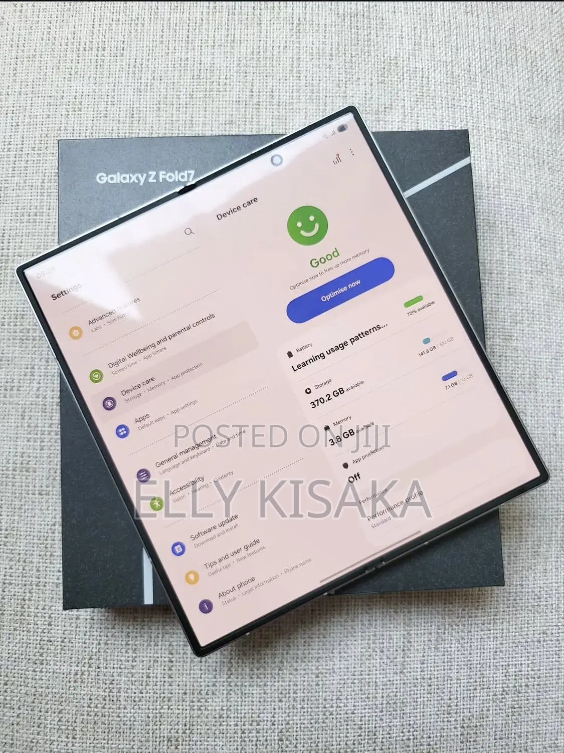 New Samsung Galaxy Z Fold7 256 GB Silver