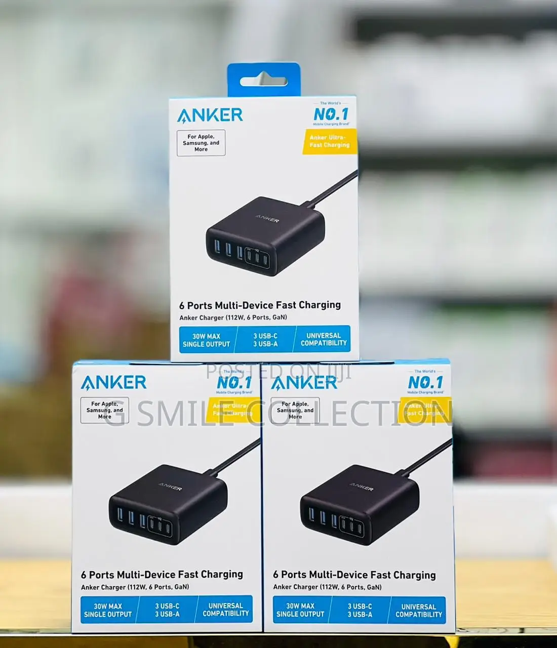 Anker 6 Ports Multi Device Fast Charging 112w