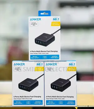 Anker 6 Ports Multi Device Fast Charging 112w