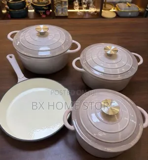 Enamelled Cast Iron Cookware Set (7-Pcs)