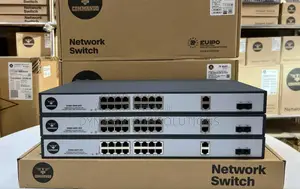 E1000-16gp+4cf 16 Ports Gigabit Full Poe Commando Switch