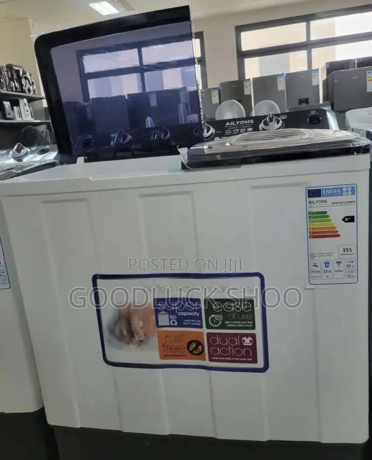 Ailyons Manual Twin Tub Washing Machine 12kg