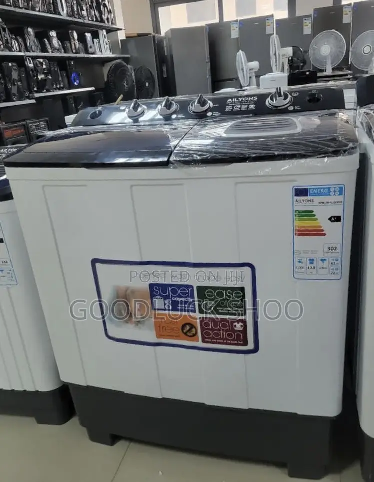 Ailyons 10kg Manual Washing Machine (Twin Tub)