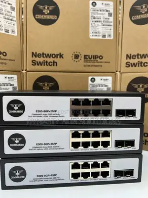 E300-8gp+2sfp 8 Gigabit Poe Commando Switch