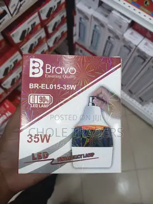 35watts Bravo Led Emergency Bulb / Lamp (Rechargeable Led Bulbs)