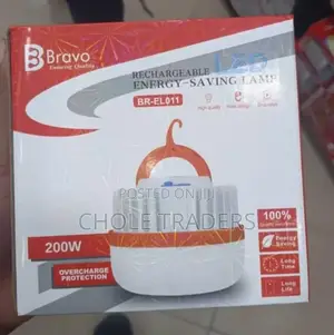 200watts Bravo Emergency Rechargeable Led Bulb / Lamp