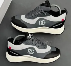 Men's Leather Sneaker Shoes Dolce Gabbana Brand New Very Original