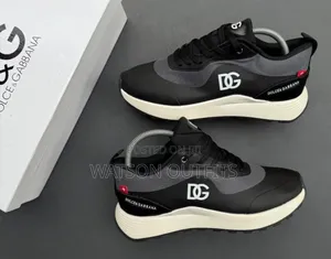 Men's Leather Sneaker Shoes Dolce Gabbana Brand New Very Original