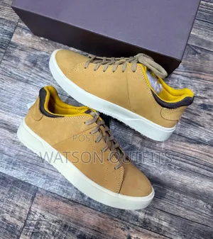 Cat Brand Yellow Colour Men's Leather Shoes New and Original