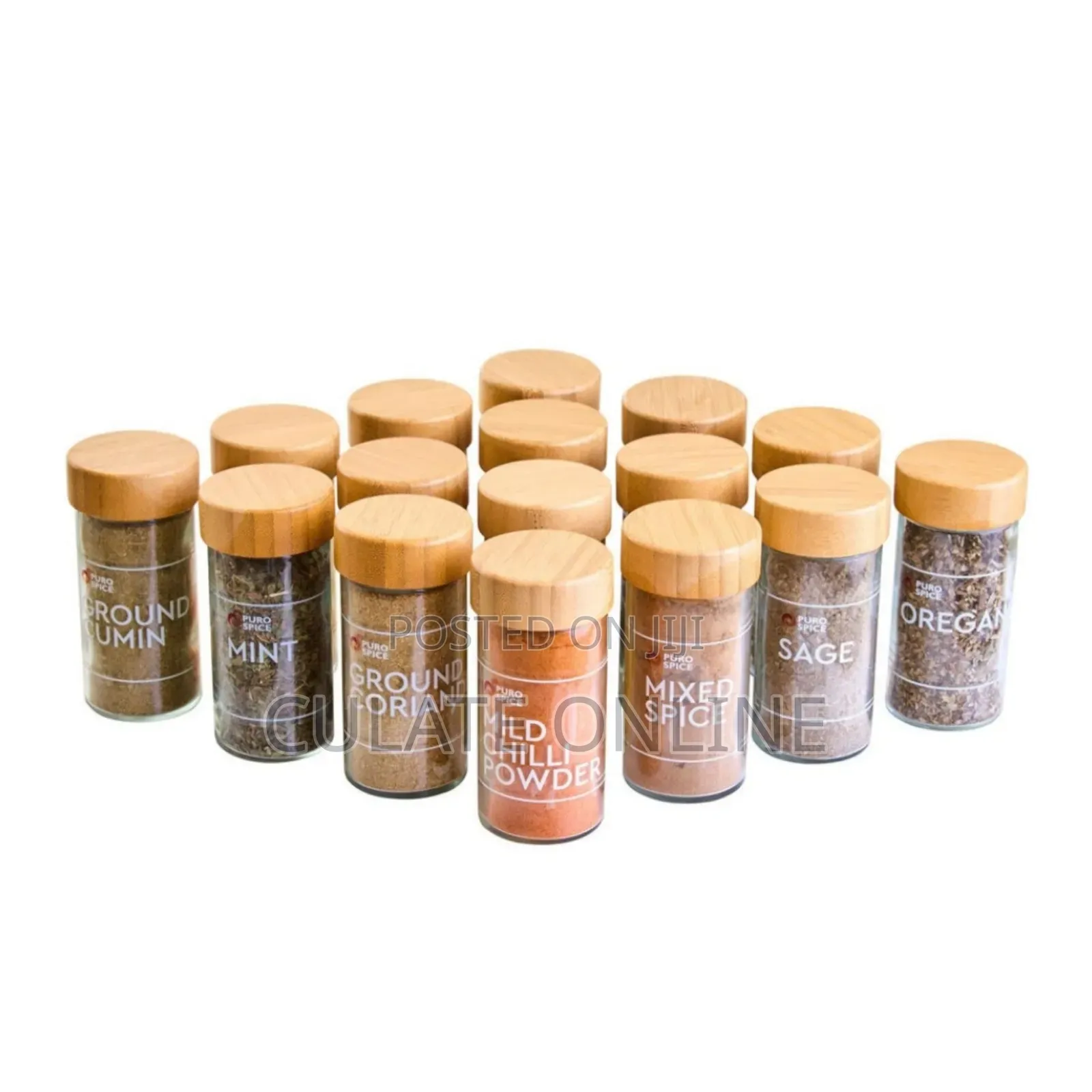 16 Jars Spice Rack