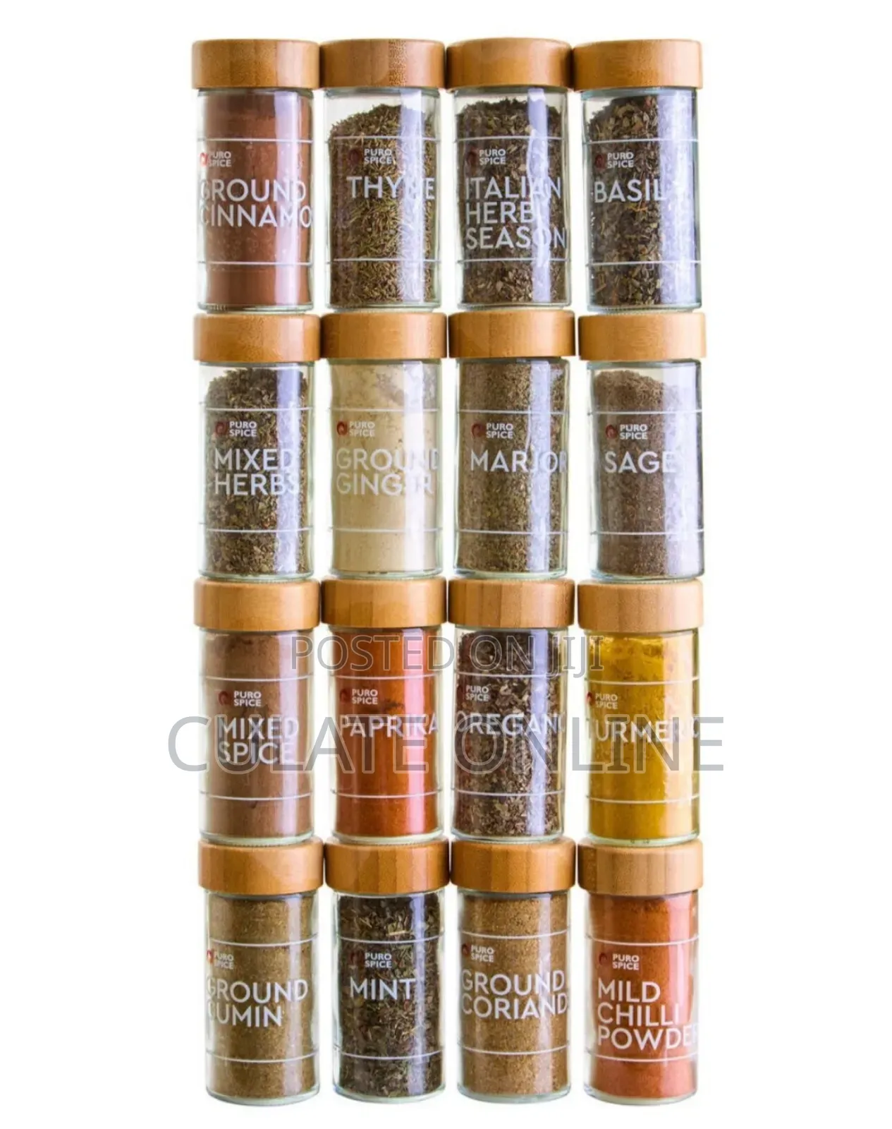 16 Jars Spice Rack
