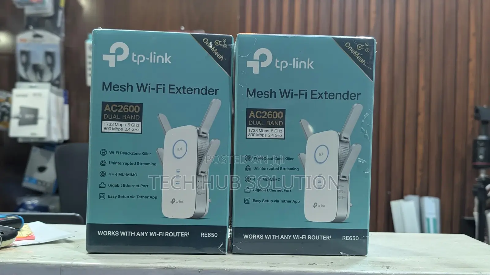 • Tp-link Re650 Mesh Wi-fi Extender – Fast Reliable