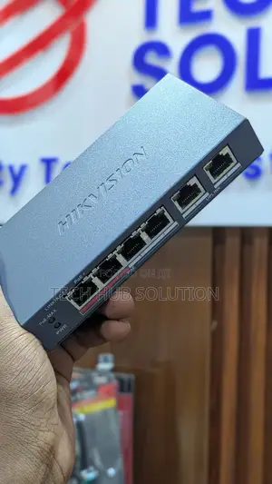 Hikvision 4-Port 10/100m Poe Switch – Reliable Power