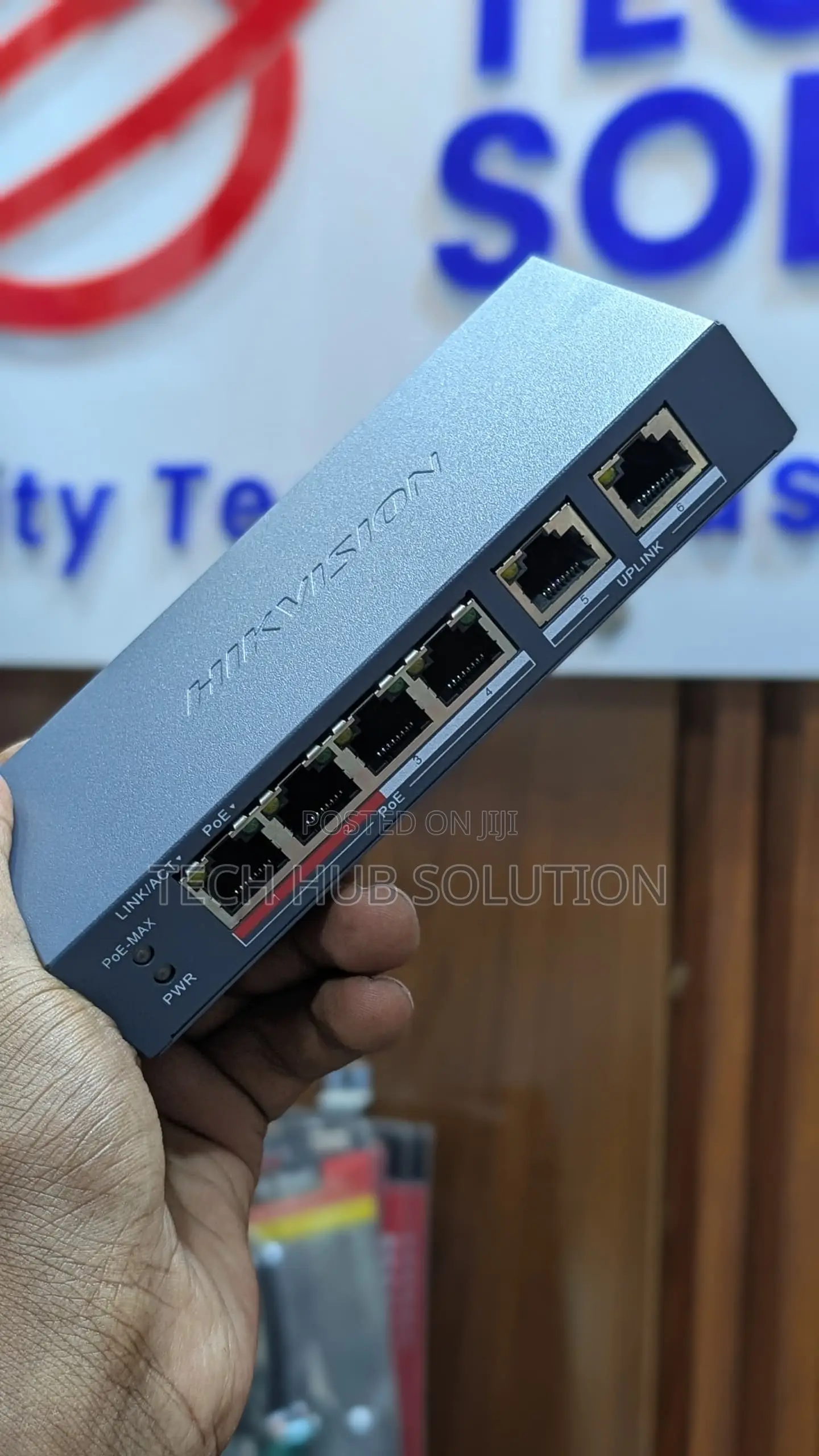 Hikvision 4-Port 10/100m Poe Switch – Reliable Power