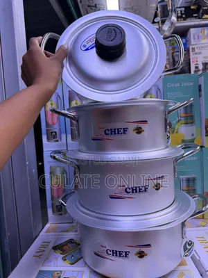 4pcs Pakistan Chef Aluminium Cookware Set
