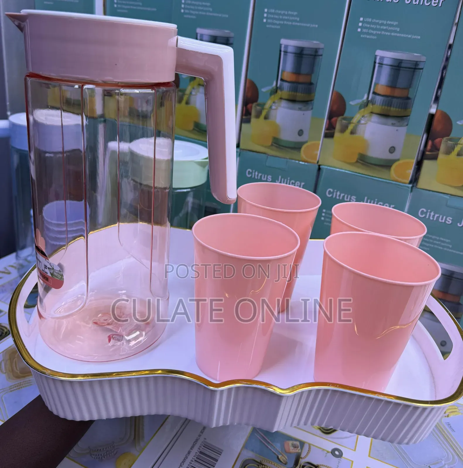 2ltrs Jug With Glasses Set