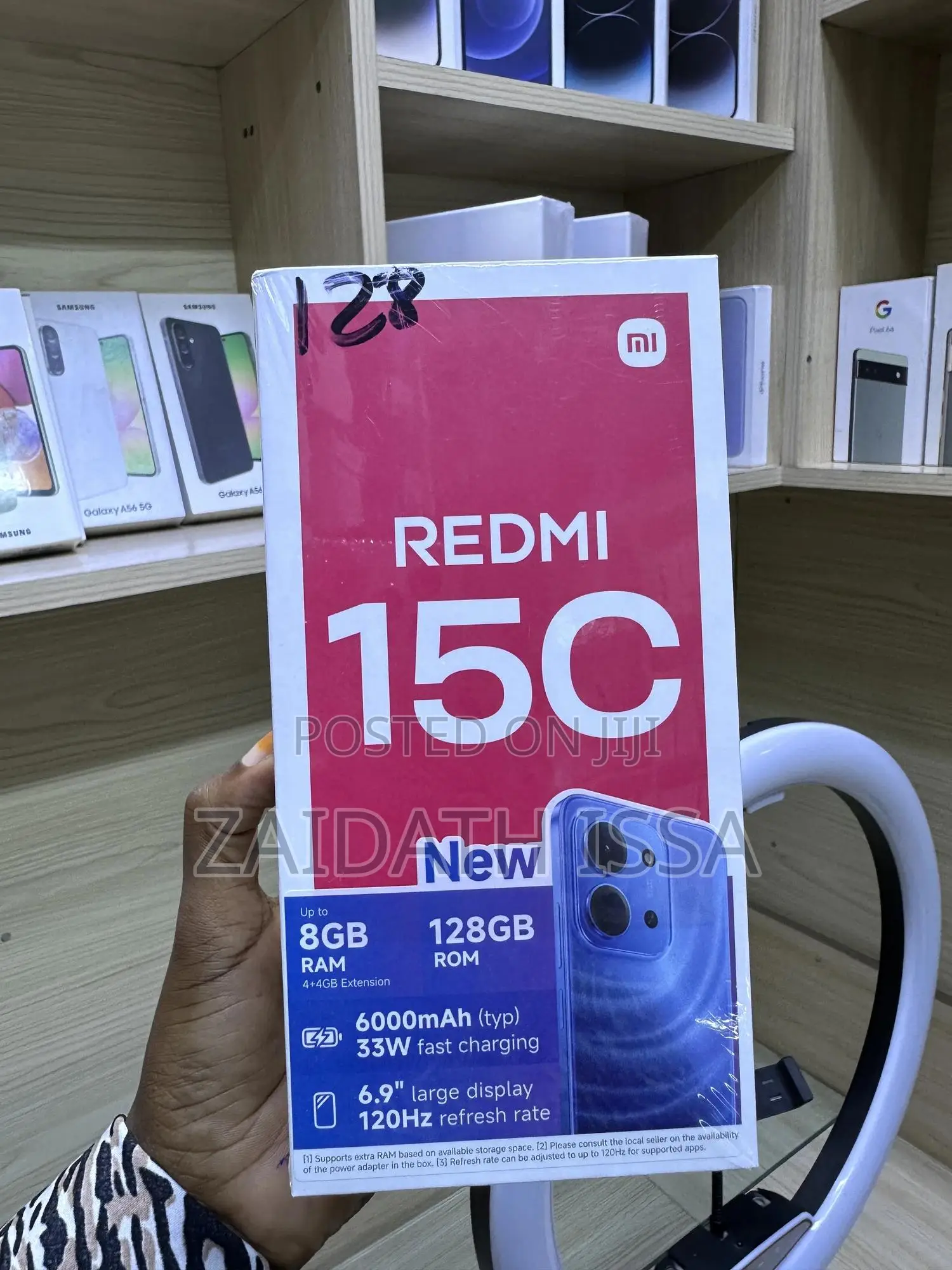 New Xiaomi Redmi 15C 4G 128 GB Black